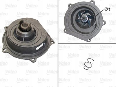 506320 водяной насос valeo мг mg zr 2.0 td 74kw 100 км