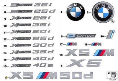 51148059011 Bmw Emblema Znak Logotip X5 F15 M 50d Kupit V Krasnodare Po Cene 8560 Rub Z4297008 Izap24