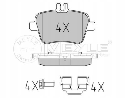 0252484818 колодки торм . дб т . w176 / w246 a - class / b - kl