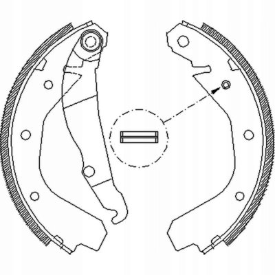 4088.00 тормозные колодки remsa opel