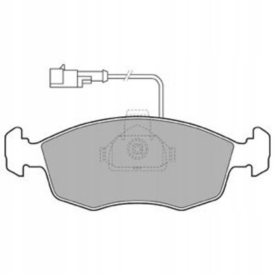 LP1416 колодки тормозные trw fiat palio palio выходные