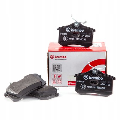 P23133 колодки brembo сзади - альфа ромео giulietta 264мм
