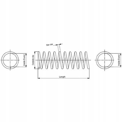 SP0491 1x пружина ходовой части монро ford: mondeo bnp
