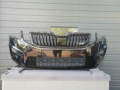 5E0807221AA skoda октавия 3 рестайлинг rs бампер передняя przedni