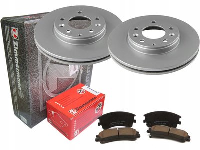 24046.185.1 диски + колодки zimmermann передний mazda 6 gg gy