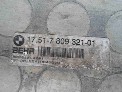 7809321 Радиатор интеркулера BMW X5 E70 рестайлинг 2010 - 2013 2013 ,
