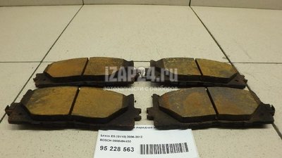0986494430 Колодки тормозные передние к-кт BOSCH ES (SV40) (2006 - 2012)