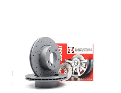 100331852 zimmermann спорт тормозные диски передние audi a6 c6 a8 321мм