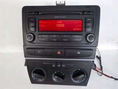 8P0858005C audi a3 ii 8p центральная консоль 2 din радио компакт - диск