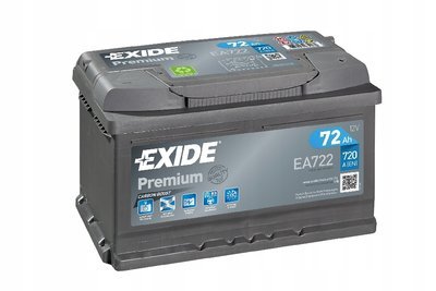 EA722 аккумулятор exide премиум carbon boost 72ah 720a