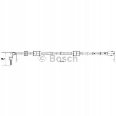 0265007084 датчик положения коленчатого вала bosch , fiat , citroen