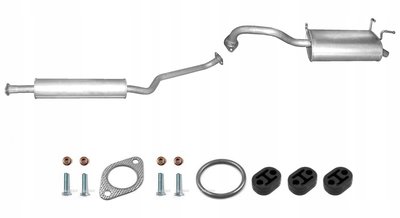 15.3815.39 nissan primera 1.8 02 - 07 средний глушитель конечный
