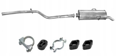 04.25504.42 citroen saxo 1.0 1.1 96 - 05 труба глушитель выхлопных газов конечный