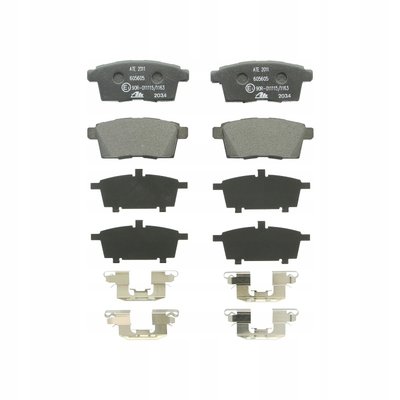 13.04605605.2 ate колодки тормозные задние mazda cx9 cx7 2.3 3.5