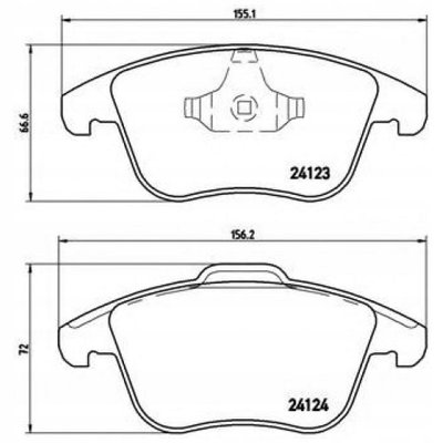 P44020 brembo колодки колодок . land rover evoque 11