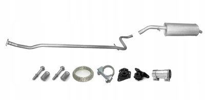 04.27104.262 citroen c2 1.1 2005 - 2010 труба + глушитель выхлопных газов конечный