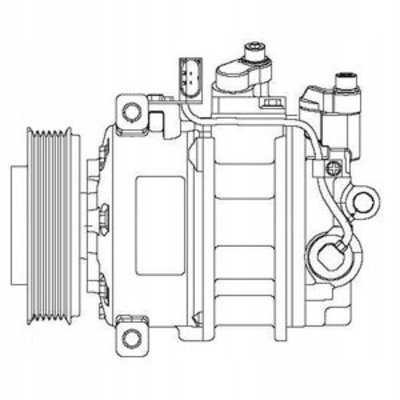 CS20475 компрессор кондиционера delphi audi a8 q7