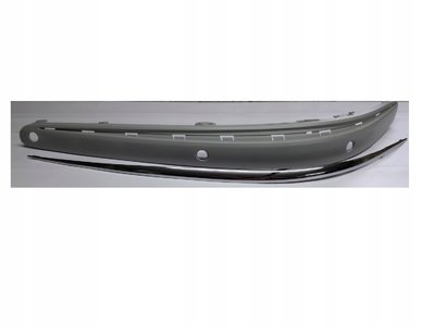 2118800912 накладка молдинг хром бампера merc w211 е 02 - 06 л