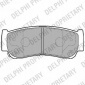 LP2049 колодки тормозной задняя delphi