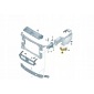 8W0807283 каретка бампера левый audi a4 b9 от aso