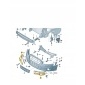 4F0807682D01C решётка бампера переднего audi a6 c6 s - line левая