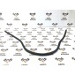 51718240742 Уплотнитель капота BMW 7-Series E65 2004
