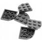 17068a lego 30357 4212075 плит 3x3 c.szary дб 5szt