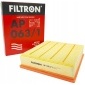 filtron фильтр воздушный ap063 / 1 passat audi