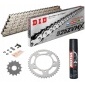 DID525ZVMX118 комплект карданный did + еп honda xl650v 00 - 07 transalp
