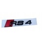 RS4rearblack значек эмблема audi rs4 чёрный błysk