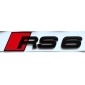RS6rearblack значек эмблема audi rs6 чёрный błysk