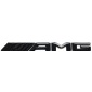 AMGW176BL amg эмблема значек чёрный мерседес а w176 fl