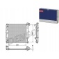 DRM41007 радиатор двигателя - системы охлаждения двигателя denso