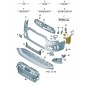 8W0121764L руль воздушный бампера audi a4 b9 s4 правый
