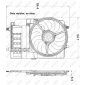 47301 [] вентилятор радиатора с корпусом подходит d