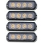 Lw0025 фара 4 светодиодный предупреждения x4 стробоскоп помощь lawet