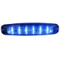 TT.1556B фара предупреждения 6led стробоскоп синяя 12 / 24