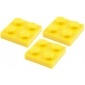 17210a lego 3022 302224 - плитка 2x2 - желтый 3 шт