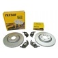 2395401 textar тормозные диски i колодки передняя peugeot 301 307 2008