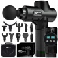 TM02PRO пистолет для masażu отличный мощный masażer + 9 головок