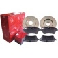 DF4180 тормозные диски колодки trw передняя мерседес c w203 c209