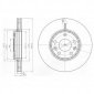 BG4264 тормозной диск delphi передние renault megane cc