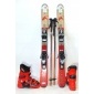 RA6WE51 лыжи rossignol 100cm с butami r.20 , 5 i kije[0211]