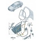 4H0839911A уплотнитель дверь задняя наружняя audi a8 d4 aso