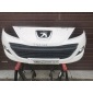 PRZOD207 бампер переднего peugeot 207 рестайлинг 09 - 12 белый в сборе