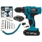 BWA519 wiertarko wkrętarka 18v 2x1 , 5ah + оборудование vander