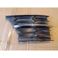 3T0853665B9B9 решётка решетка радиатора бампера левый передняя skoda superb ii рестайлинг 3t0 2013 - 2015 хромированная