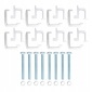 16 штук грузовик bed cap topper mount clamps кемпер
