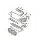 8W0807233C усиление решетка радиатора передняя audi a4 b9