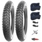 2x шина 16 x 2 , 75 dętka фартук симпсон s51 enduro